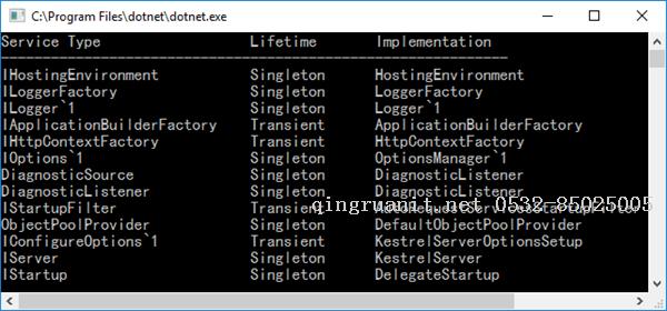 ASP.NET Core中如影随形的”依赖注入”[下]: 历数依赖注入的N种玩法-Java培训,做最负责任的教育,学习改变命运,软件学习,再就业,大学生如何就业,帮大学生找到好工作,lphotoshop培训,电脑培训,电脑维修培训,移动软件开发培训,网站设计培训,网站建设培训