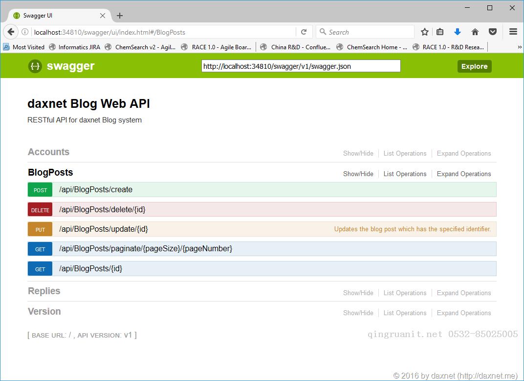 在ASP.NET Core Web API上使用Swagger提供API文档-Java培训,做最负责任的教育,学习改变命运,软件学习,再就业,大学生如何就业,帮大学生找到好工作,lphotoshop培训,电脑培训,电脑维修培训,移动软件开发培训,网站设计培训,网站建设培训