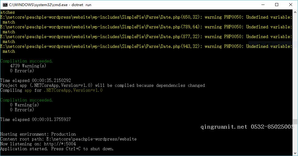 在.NET Core 上运行的 WordPress-Java培训,做最负责任的教育,学习改变命运,软件学习,再就业,大学生如何就业,帮大学生找到好工作,lphotoshop培训,电脑培训,电脑维修培训,移动软件开发培训,网站设计培训,网站建设培训