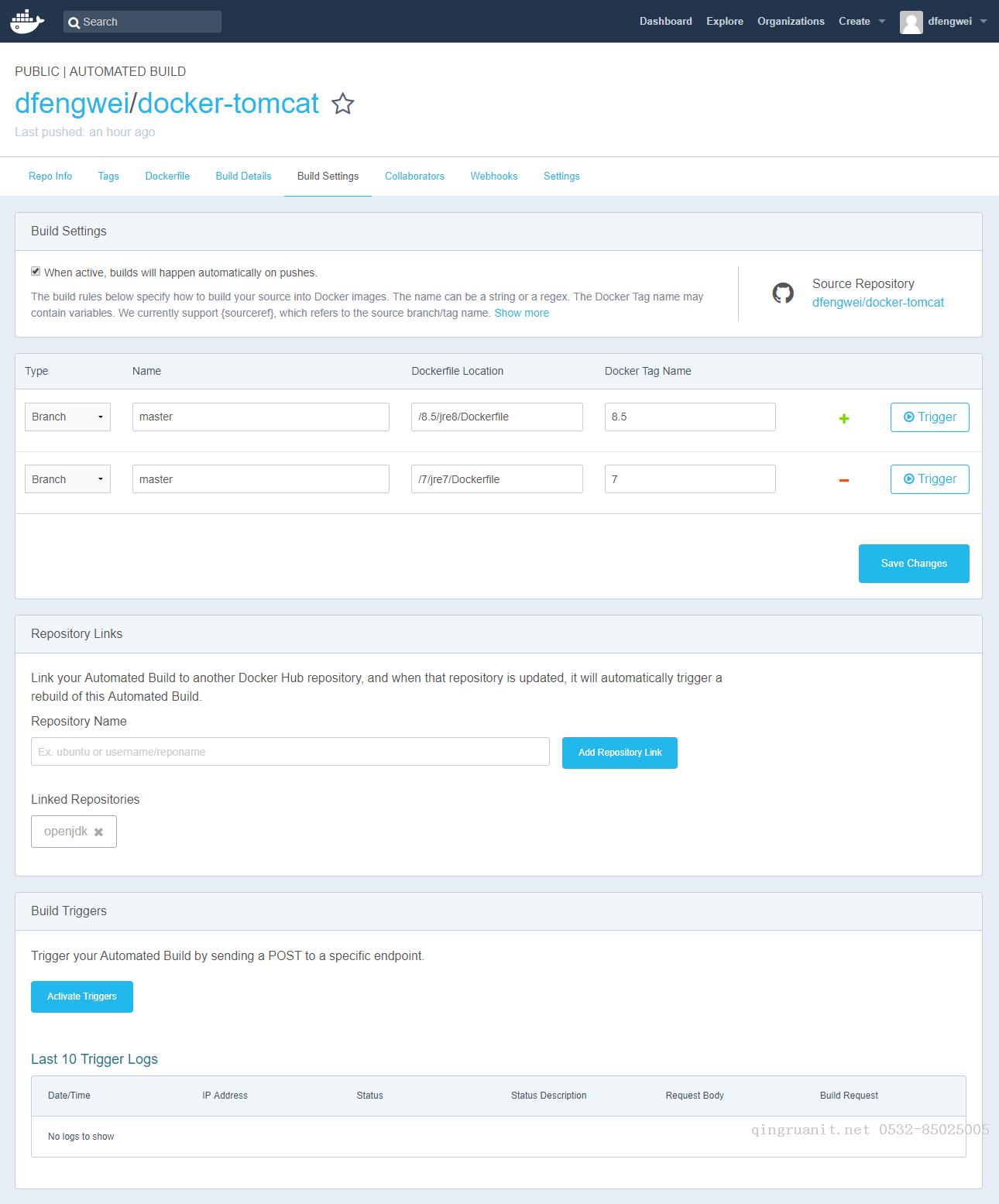 使用镜像仓库托管自己构建的Docker镜像-Java培训,做最负责任的教育,学习改变命运,软件学习,再就业,大学生如何就业,帮大学生找到好工作,lphotoshop培训,电脑培训,电脑维修培训,移动软件开发培训,网站设计培训,网站建设培训