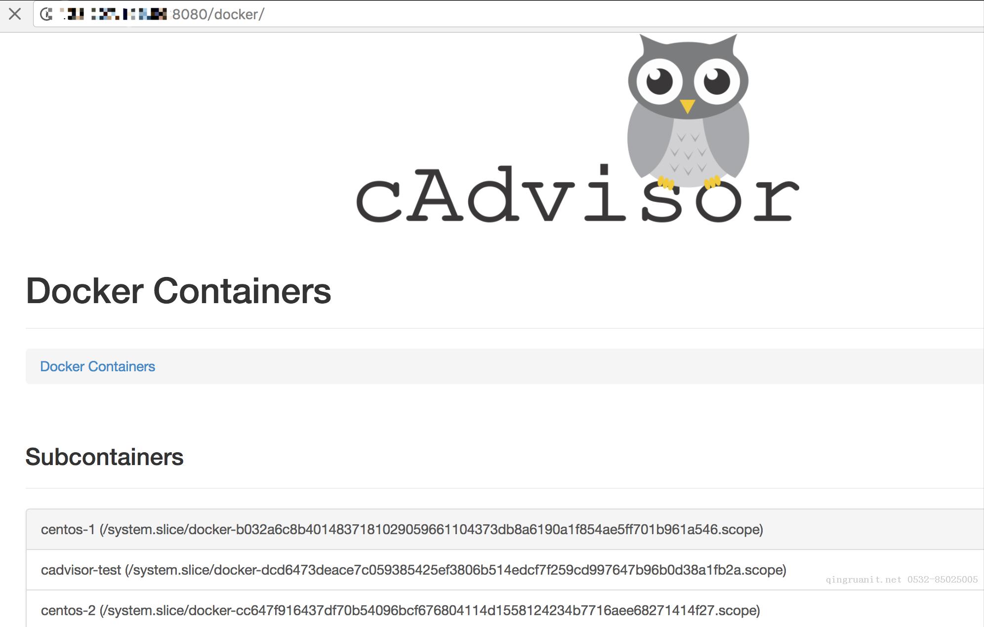 利用谷歌开源工具cAdvisor 结合influxdb存储＋Grafana前端展示进行Docker容器的监控